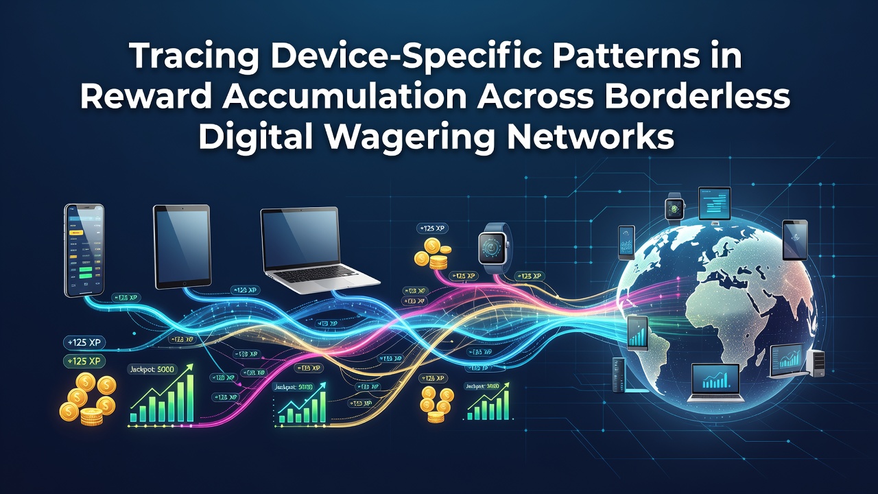 Network diagram showing device connections in digital wagering systems
